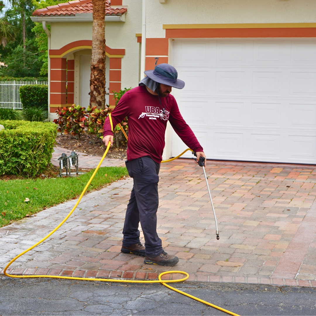 Paver cleaning and sealing