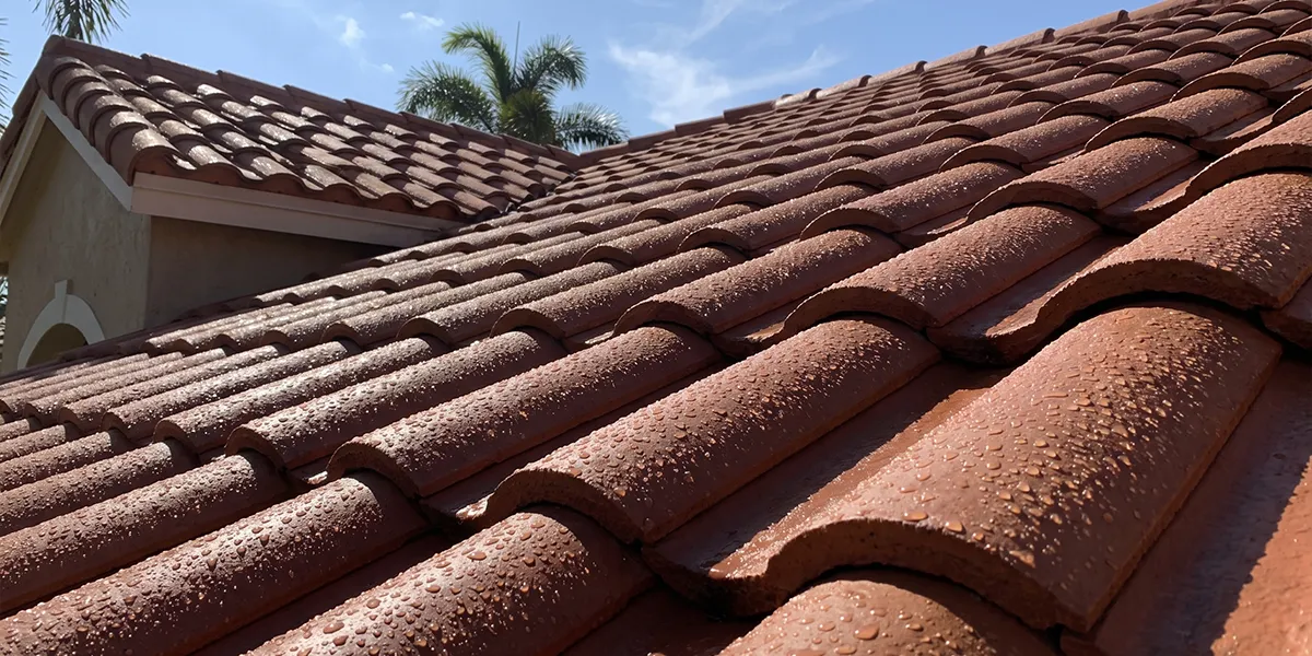 HydroLock-sealed Florida tile roof, neutral product-focused shot